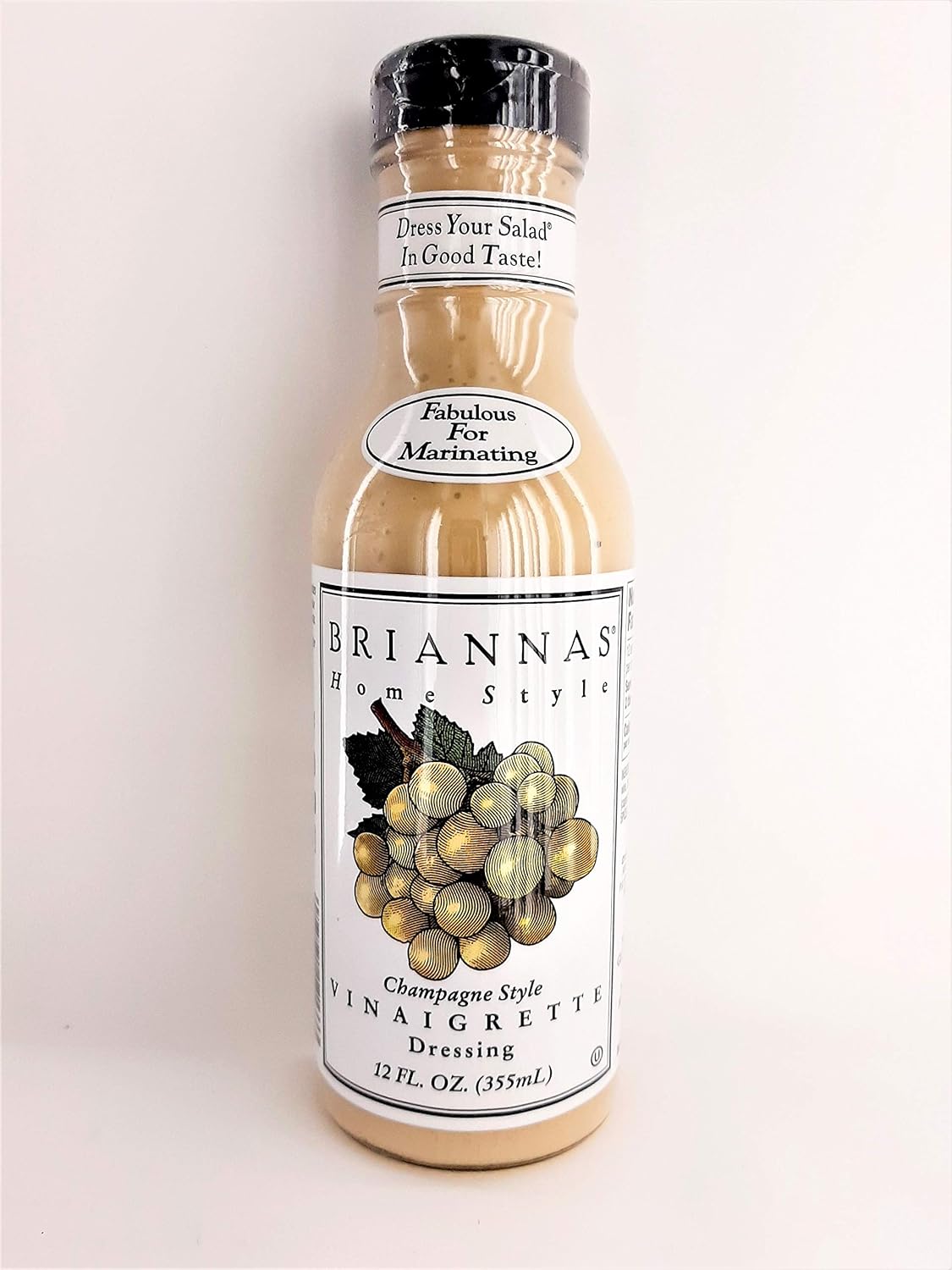 Briannas Champagne Caper Vinaigrette Dressing 12 Ounce - 6 Per Case