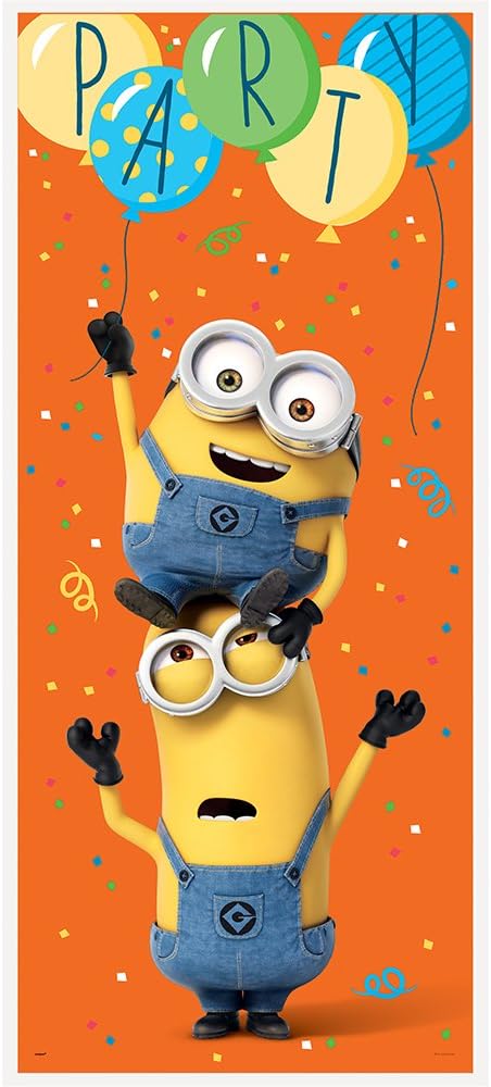 Unique Industries Plastic Despicable Me Minions Door Poster