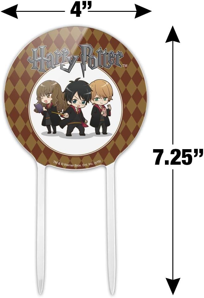 Graphics & More Acrylic Harry Potter Anime Characters Cake Topper Party  Decoration for Wedding Anniversary Birthday