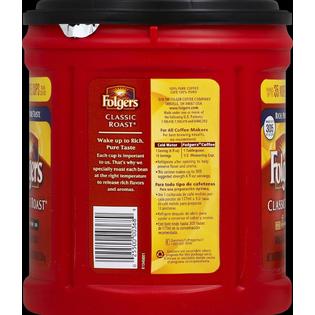 Folgers Classic Roast Ground Coffee, Medium Roast, 38.4 Ounce ...