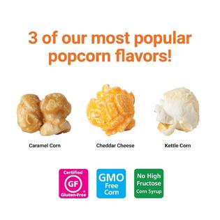 Popcornopolis Gourmet Popcorn 3.5 Gallon Tin Classic Including