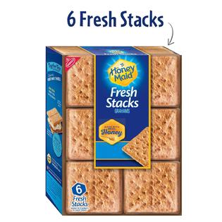 Honey Maid Fresh Stacks Graham Crackers 1 Box Of 6 Stacks Honey Maid Fresh Stacks Graham Crackers 1 Box Of 6 Stacks