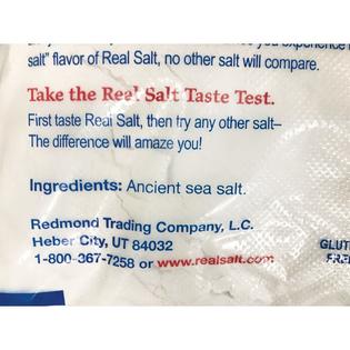 Redmond Real Sea Salt - Natural Unrefined Organic Gluten Free ...