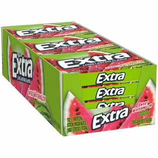 Wrigleys Extra Sweet Watermelon Sugarfree Gum (12 Pack of 15 stick each)