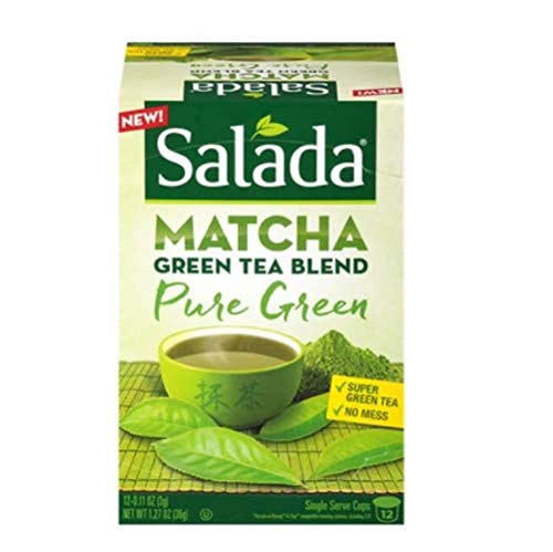 Salada Matcha Green Tea Blend Pure Super Green Tea 1 Box With 12 Single Serve Cups Salada Matcha Green Tea Blend Pure Super Green Tea 1 Box With 12 Single Serve Cups