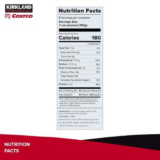 Kirkland Signature Solid White Albacore Tuna, 56 Ounce