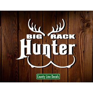 County Line Decals Big Rack Hunters Funny Popular Window Vinyl Decal Sticker Car Laptop Truck