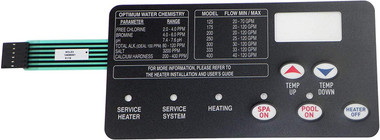 QRInnovations Membrane Switch Compatible Pentair Pool Heater 472610Z & Sta-Rite 42002-0029Z