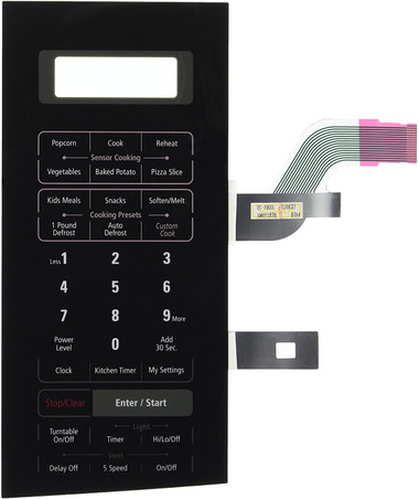 QRInnovations Switch Membrane Compatible Samsung  Microwave Smh9187B DE34-00330C