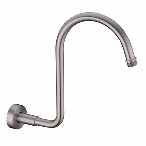 Hanebath Bathroom Extension Shower Arm W Gooseneck For Rainfall Showerhead Brass - Delta Shower Arm Extension Brushed Nickel Hanebath Bathroom Extension Shower Arm W Gooseneck For Rainfall Showerhead Brass - Delta Shower Arm Extension Brushed Nickel