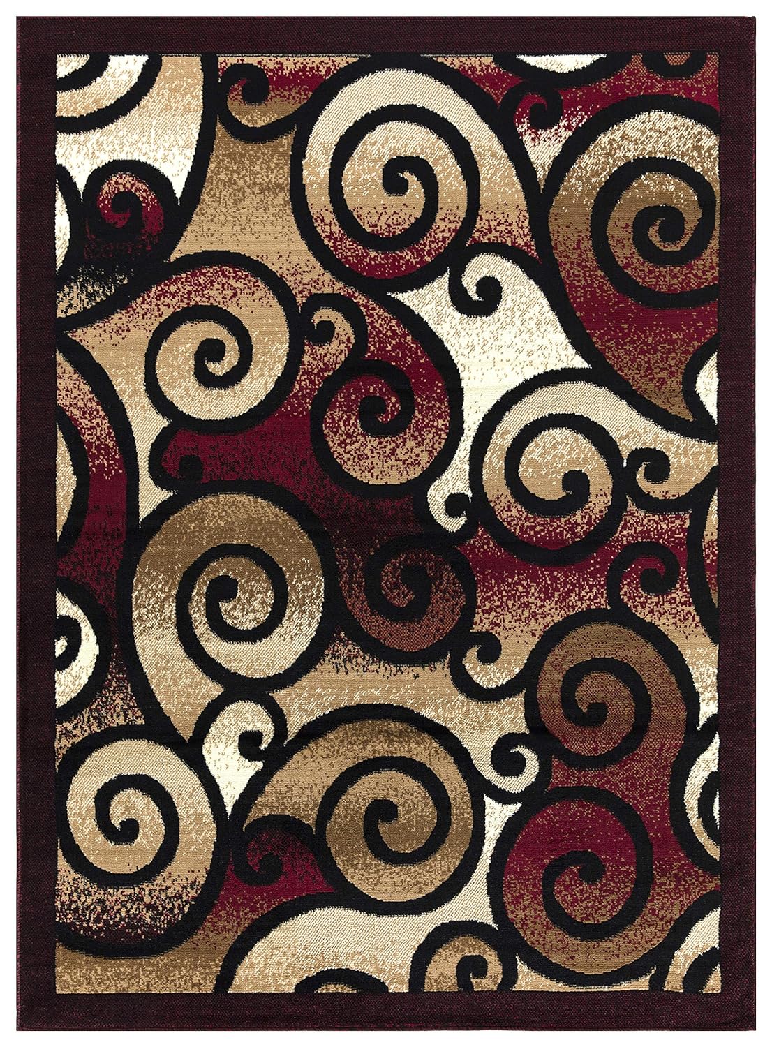 Lapis Carpet Rugs Princess 5x7, Swirl Area Rug