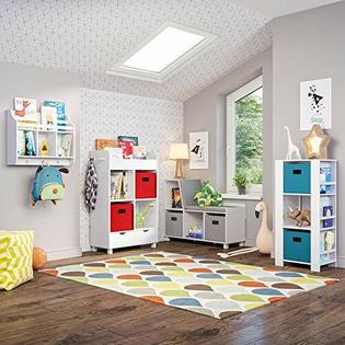 Riverridge Home Book Nook Collection Kids Cubby Bookrack White
