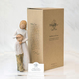Willow Tree Mother And Son Sculpted Hand Painted 4 9 X 3 9 Son