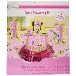 Amscan Minnie Mouse Party Supplies Punch Out Table Decorations