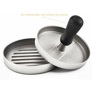 Amicc Aluminum Hamburger Patty Maker Hamburger Press Burger Meat Single