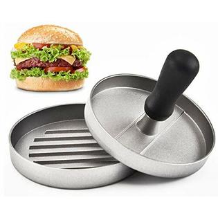Amicc Aluminum Hamburger Patty Maker Hamburger Press Burger Meat Single