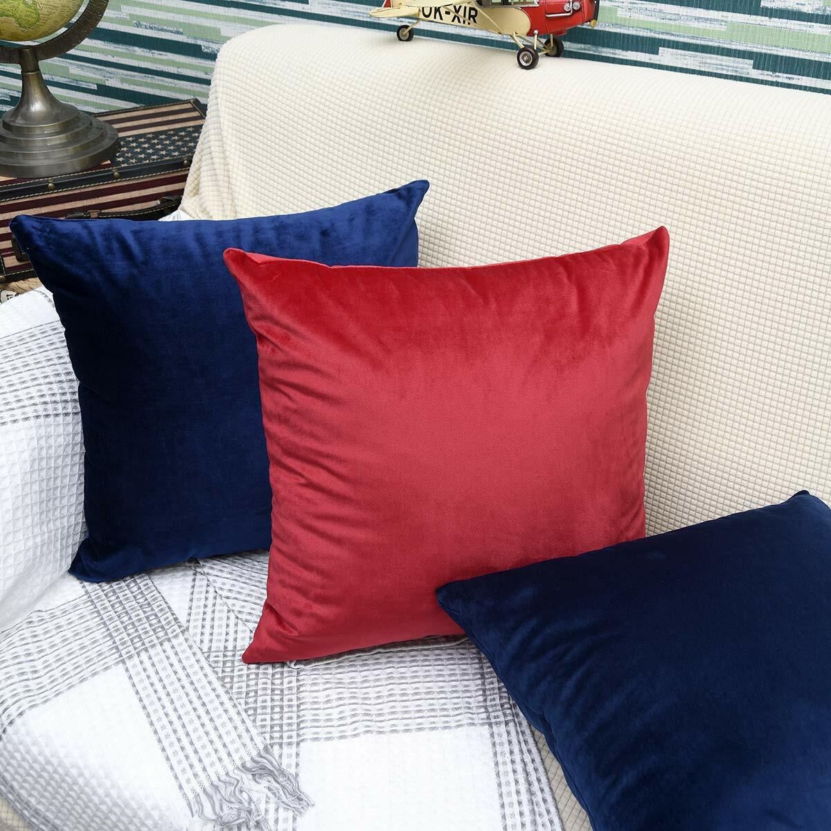 Weaverbird Fundas Forros Para Cojines Decorativos Almohadas Azul