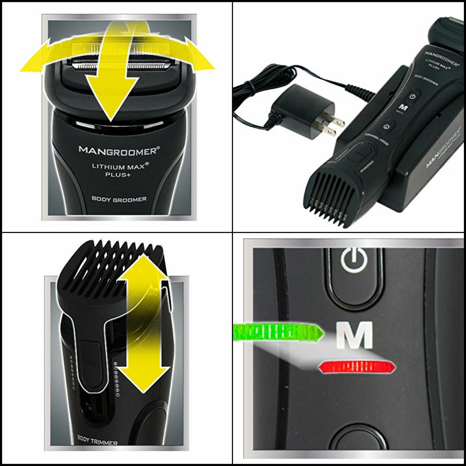 Mangroomer Lithium Max Plus Body Ball Groomer Body Trimmer Generation 7 0