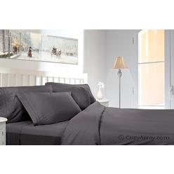 Queen Short Sheet Set Clara Clark 1800 Series 3 Pc Bed Sheet Set Rv Short Queen Size Gray
