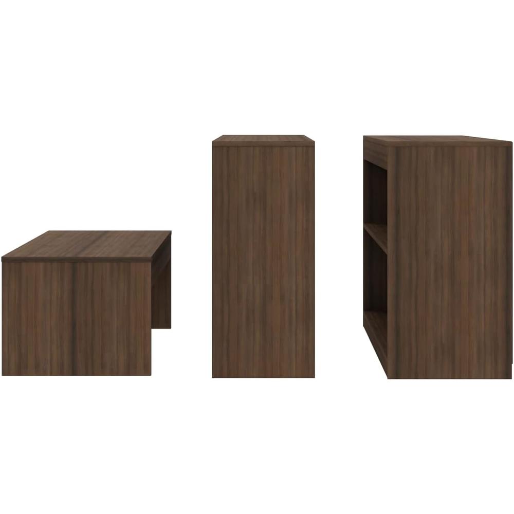 Discount Trends Classic Modern Living Room Set: Harmonious 3-Piece Coffee Table, Sideboard & 42 inchs TV Stand.