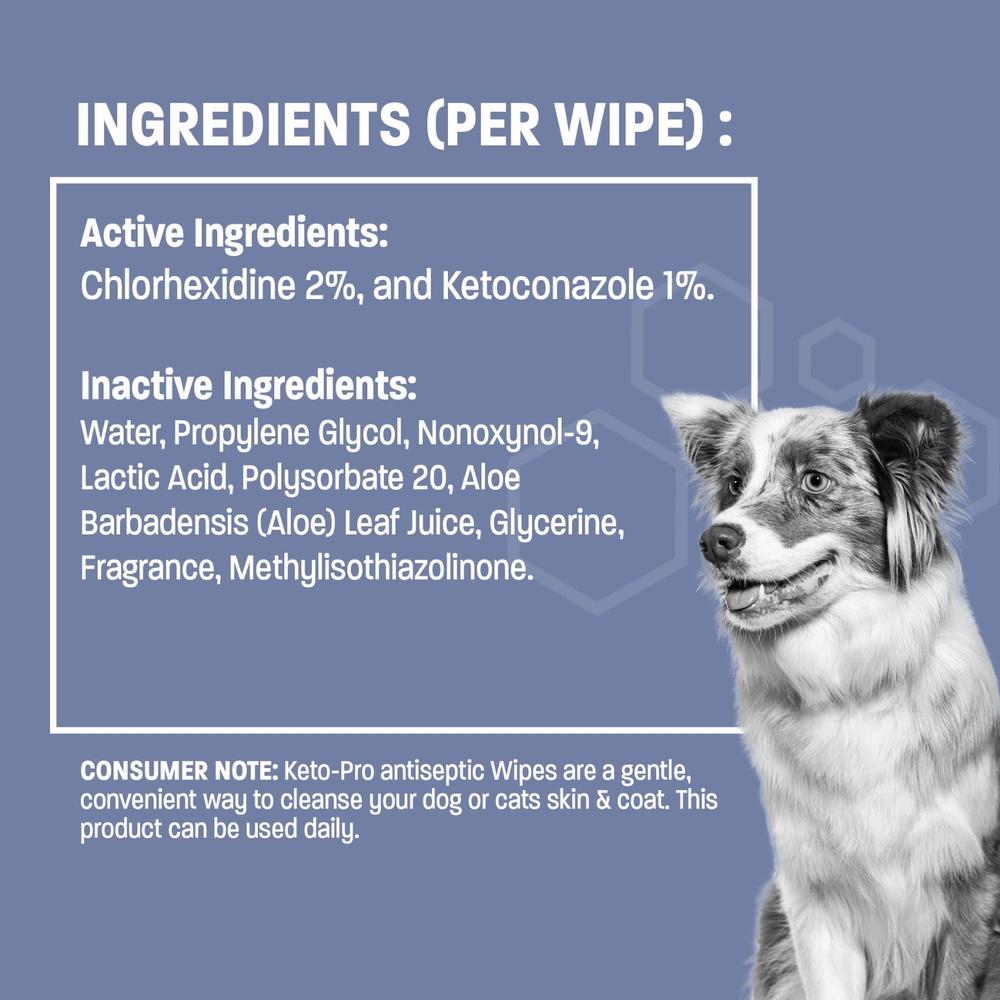 Pet Health Pros Purifying Wipes for Dogs and Cats; Soothing, Medicated, Fresh Scent; XL