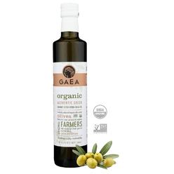 Gaea Greek Organic Extra Virgin Olive Oil | First Cold Pressed | Non-GMO | Mild Flavor Perfect for Cooking |16.9oz (Pack of 1)