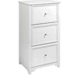 Home Decorators Collection 3 Drawer File Cabinet Oxford White