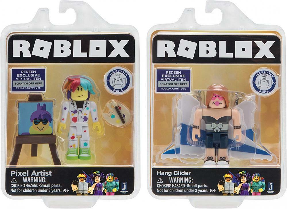 Roblox Celebrity Figure 2 Pack Pixel Artist And Hang Glider