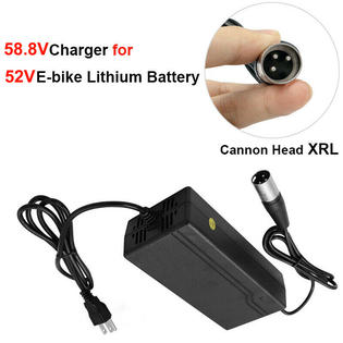 X Go 58 8v 2a Power Charger Cannon Head Xlr Fits 52v Electric Bike Lithium Battery