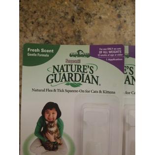 Sergeant S 4 X Cats Flea Treatment Tick Sergeants Natures Guardian