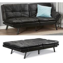 Atherton home manhattan convertible futon sofa bed and lounger