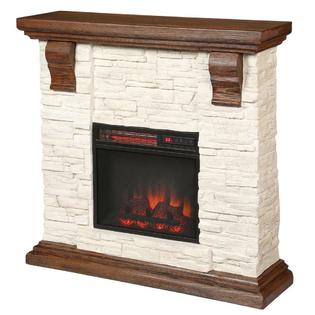 Home Decorators Collection Electric Fireplace Tv Stand 40 In Remote Control Freestanding Rustic White