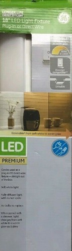 Ge 18 In Premium Linkable Led Under Cabinet Lighting Fixture Warm Ge 18 In Premium Linkable Led Under