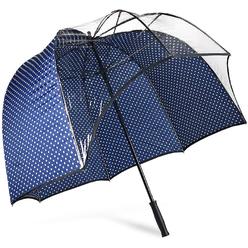 BIGTREE Umbrella Clear Transparent Vision Bubble Dome Shape Travel Sun Shade Compact Hand Held