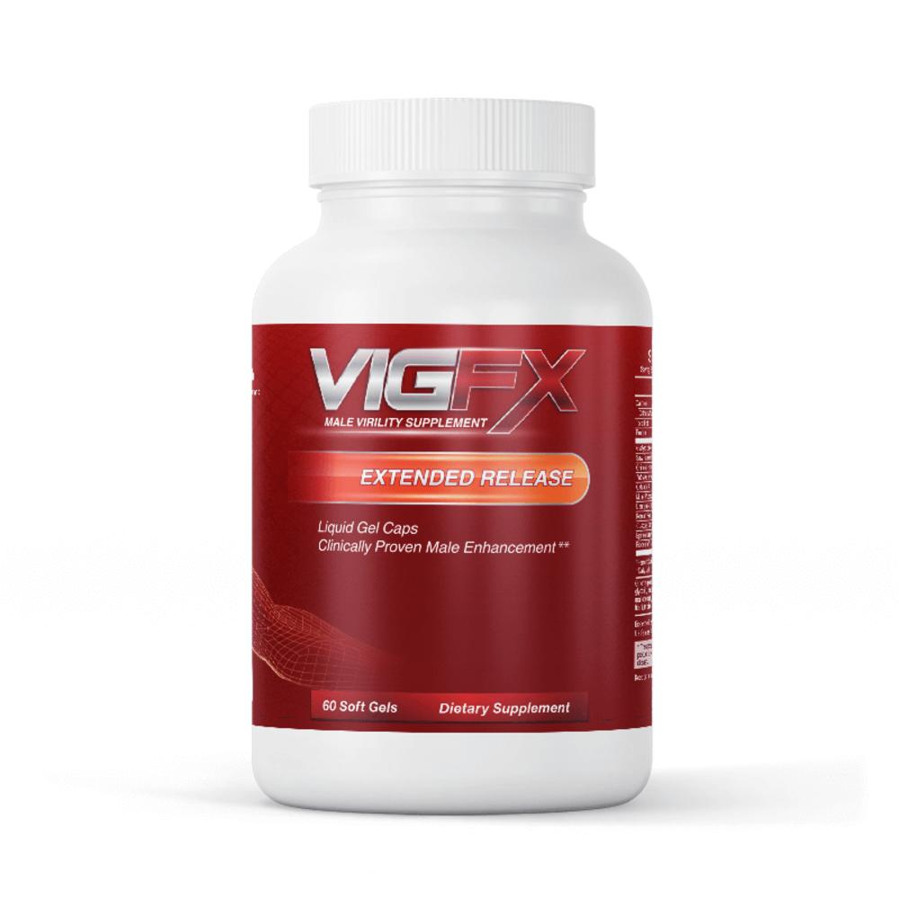 VigFX Male Virility Supplement Extended Release 60 Liquid Softgels 30 day supply