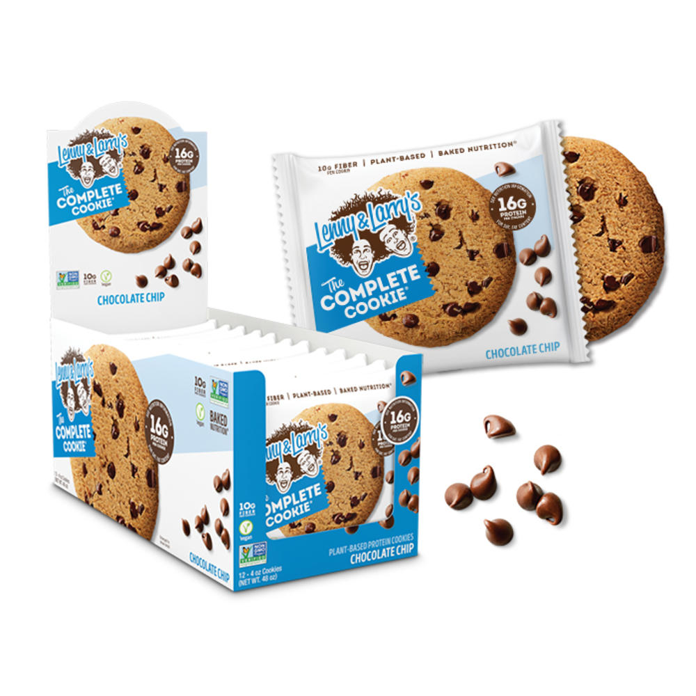 Lenny & Larry's The Complete Cookie, Chocolate Chip, 4 Ounce Cookies - 12 Count