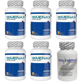 Semenax For Male Climax Intensity 5 Bottles + 1 VigRX Bonus Bottle