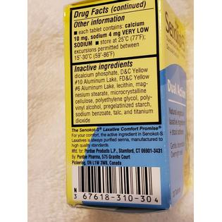 Senokot S Dual Action Natural Vegetable Laxative Stool Softener