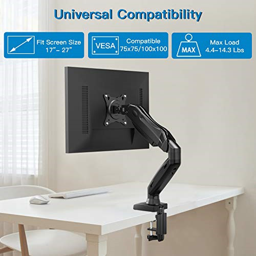 Huanuo Hnss6 Single Monitor Mount Articulating Gas Spring