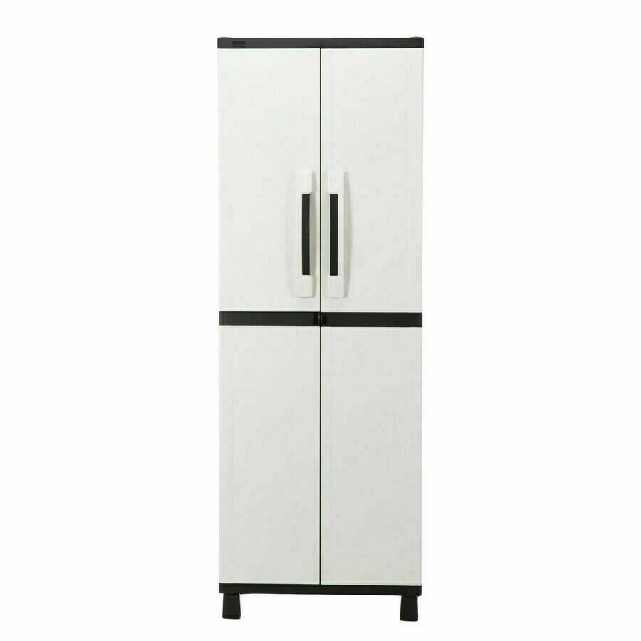 Keter 234525 Plastic Freestanding Utility Storage Cabinet Gray