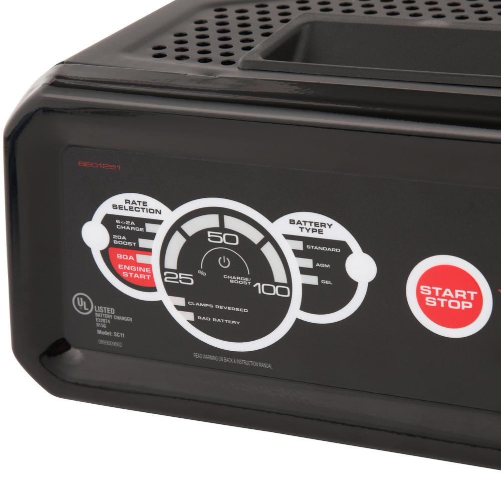 Schumacher Be01251 Battery Extender 12 Volt 80 Amp Engine Start 20 Amp Charger Maintainer