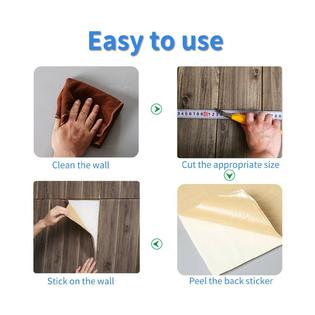 Leisime 3d Wall Sticker Self Adhesive Wall Panels Waterproof Pe Foam Wood Vei