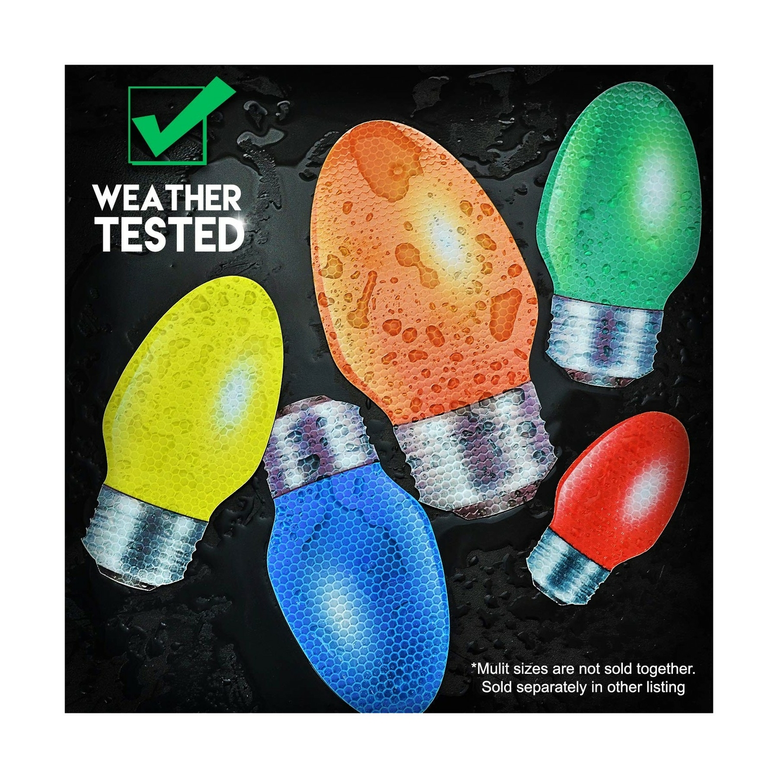 Bigtime Signs Reflective Christmas Car Decorations Holiday