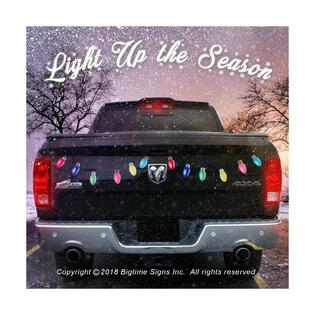 Bigtime Signs Reflective Christmas Car Decorations Holiday