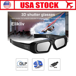 Zb0621 88 Home Elikliv 3d Active Shutter Glasses 96hz 144hz For