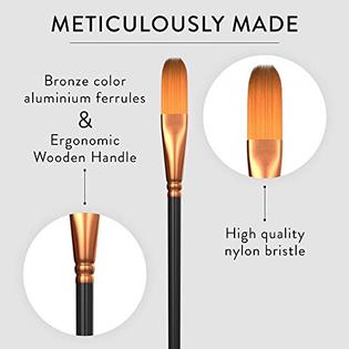 Benicci Professional Artist Paint Brush Set of 12 - Painting Brushes Kit for Kids, for Benicci Professional Artist Paint Brush Set of 12 - Painting Brushes Kit for Kids, for