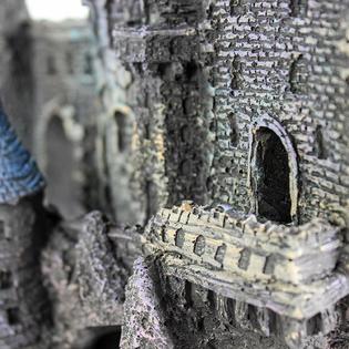 Penn Plax South Castle Aquarium Decor