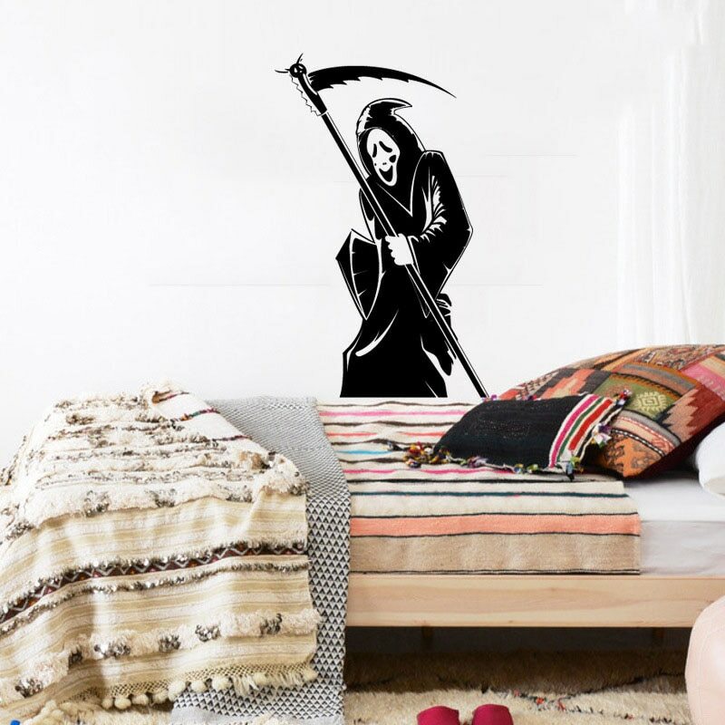 58 93 Cm Pvc Feliz Halloween Bruja Pared Pegatina Extraible
