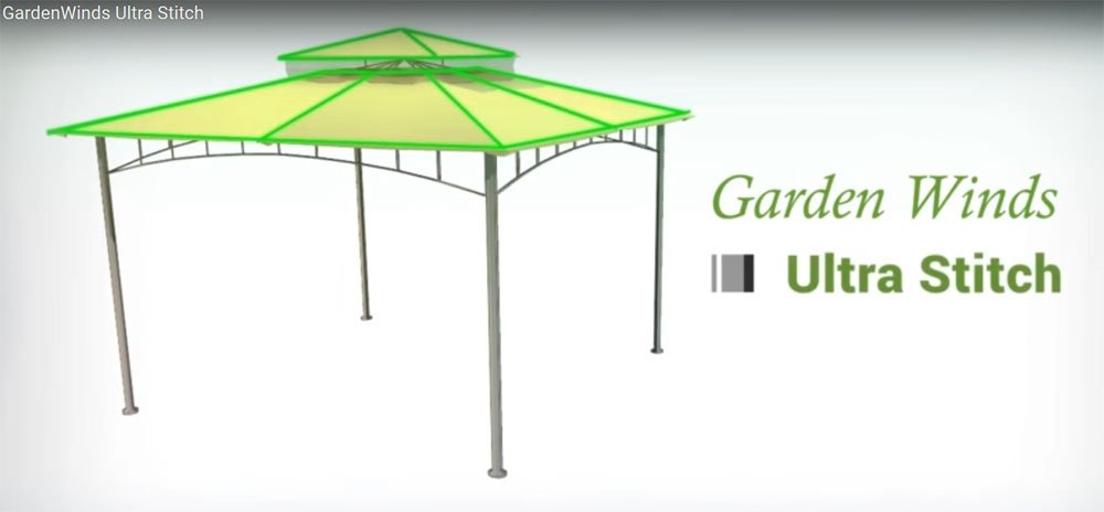 Garden Winds Lcm1202b Windsor Dome Gazebo Replacement Canopy Beige Garden Winds Lcm1202b Windsor Dome, Garden Winds Windsor Gazebo Replacement Canopy