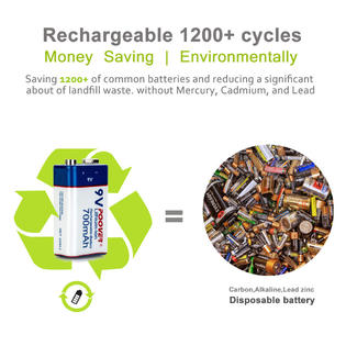 Poover 4 Poover 9v 700ma Li Ion Rechargeable Battery Tens Unit 9 Volt Battery Charger